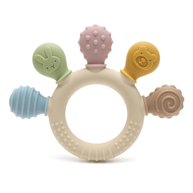 Silicone Sensory Baby Teether